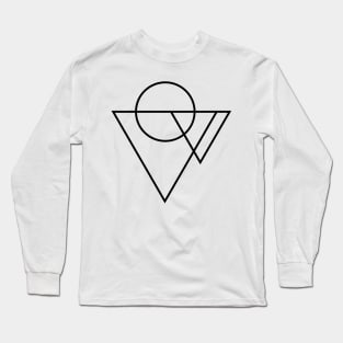 Triangle & Circle Long Sleeve T-Shirt